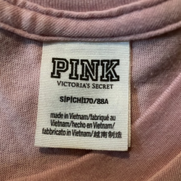 Victoria’s Secret pink tank top, size small, blush pink - Picture 3 of 4